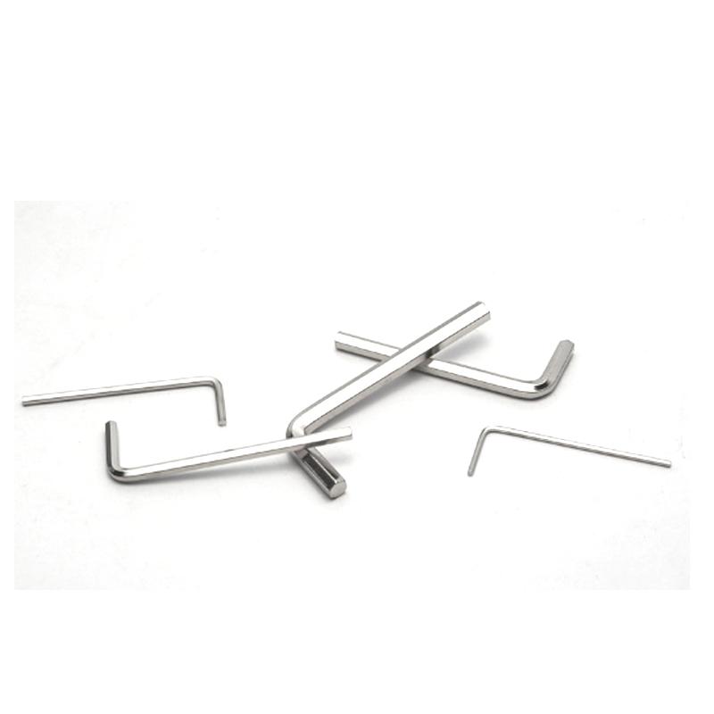 1Pcs 0.9 1.27 1.5 2 2.5 3 4 5 6 8Mm Metric Allen Nickel Plating Hexagon Keys Set Ball Point End Long Arm Hex Key Wrench