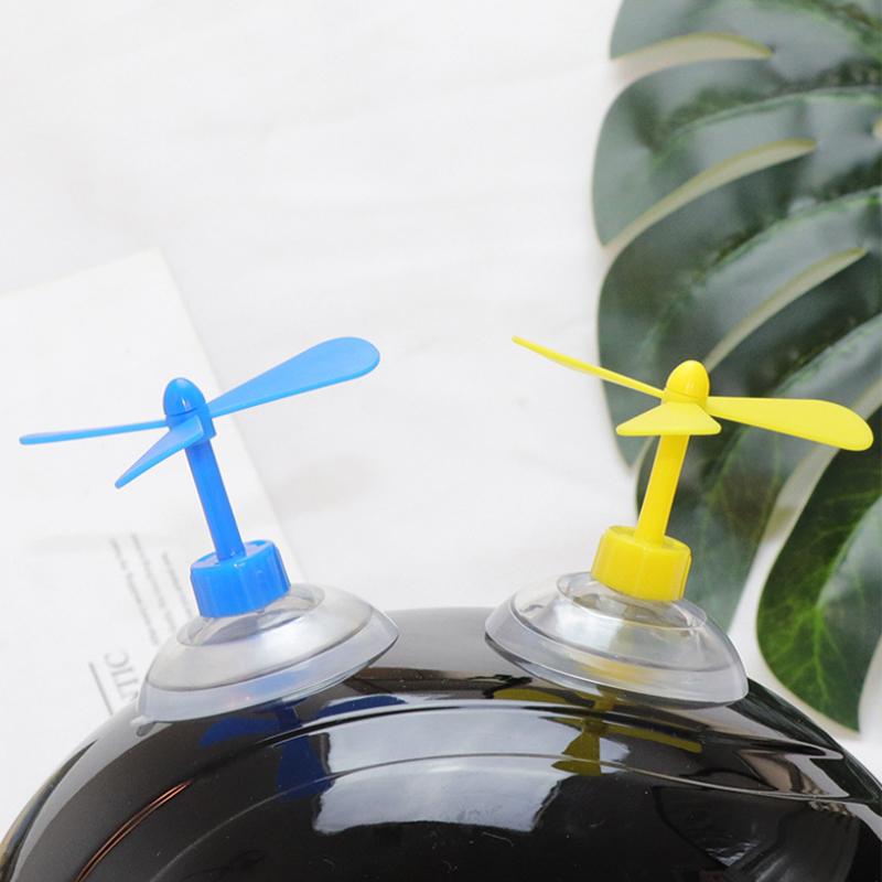 Suction Cup Bamboo Dragonfly Motorcycle Helmet Decoration Propeller Modeling Electric Vehicle Night Driving Helmet Accessories