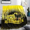 1PC BVB Print Flannel Blanket, High Quality All Seasons, Home Decor, Warmth and Comfort, Perfect for Christmas Gifts