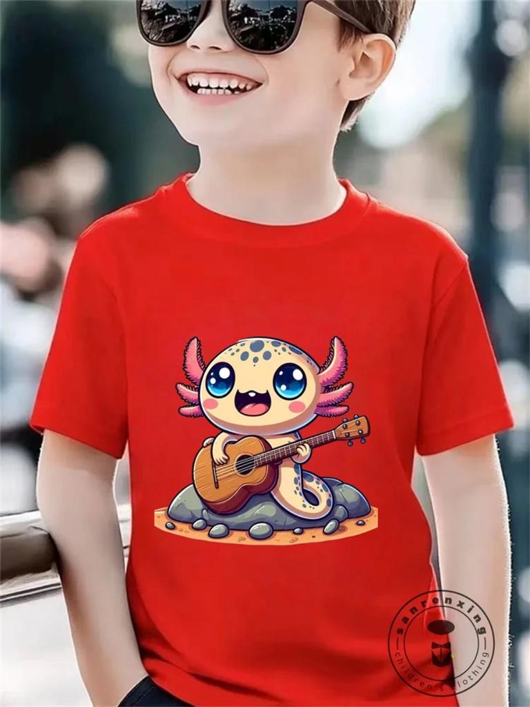 Summer Children's T-shirts Children's Short-sleeved Tops Boy Girls' Tops