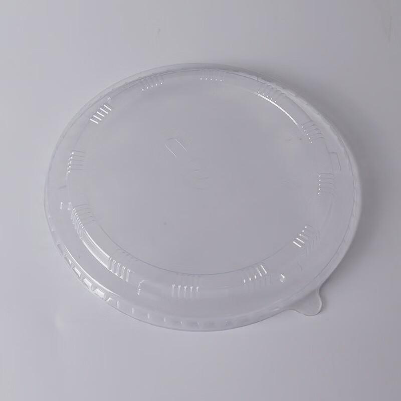 Disposable Kraft Paper Salad Bowl with Lid, 900ml