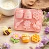 Bee Theme Chocolate Dessert Mold Reusable Baking Mould New Mousse Cake Mold  Baking Tools