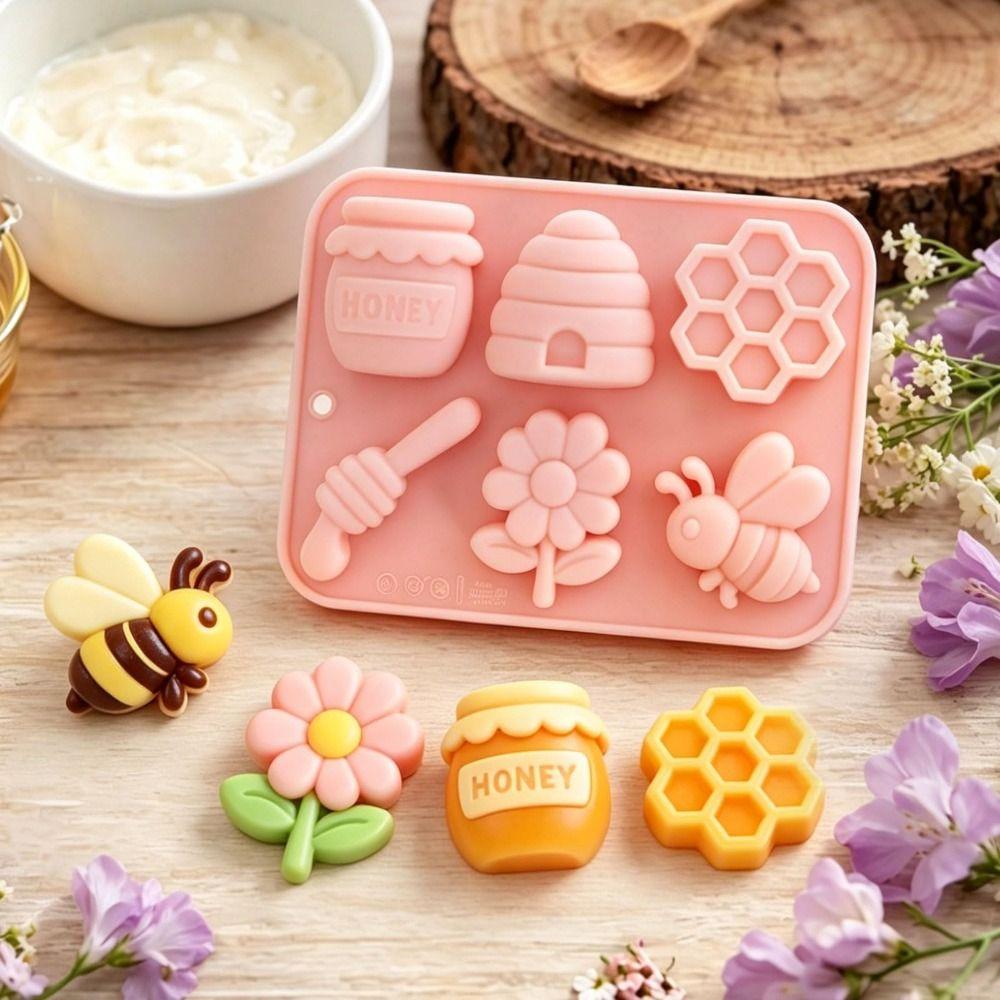 Bee Theme Chocolate Dessert Mold Reusable Baking Mould New Mousse Cake Mold  Baking Tools