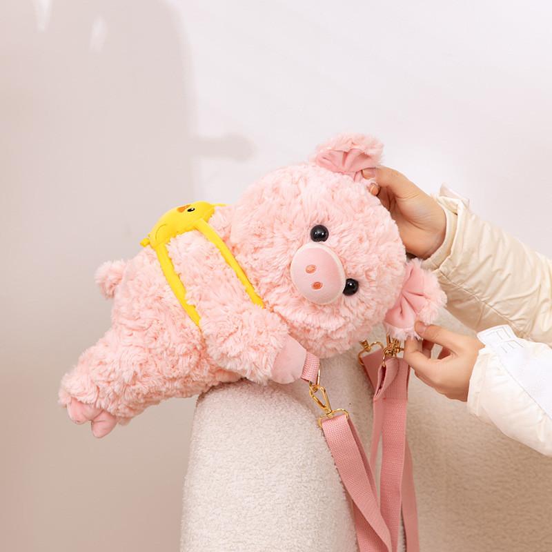 Raccoon Plush Stylish Bag Cute Panda Backpack Cuddly Penguin Soft Toy Perfect For Kids