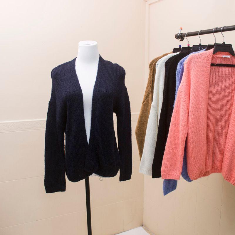 Wool Content 25% Easy To Wear and Cheap Open Cardigan Sweater Outwear