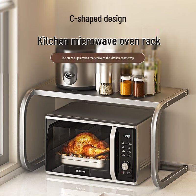 Universal Heavy-Duty Microwave Oven Storage Rack