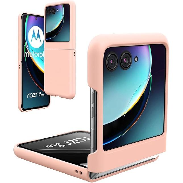 Foluu (Upgraded Slim Fit Case for Motorola Razr Plus 2023, Ultra Thin Matte PC with Non-Slip Grip Full Protection Protective Cover for Motorola Razr+