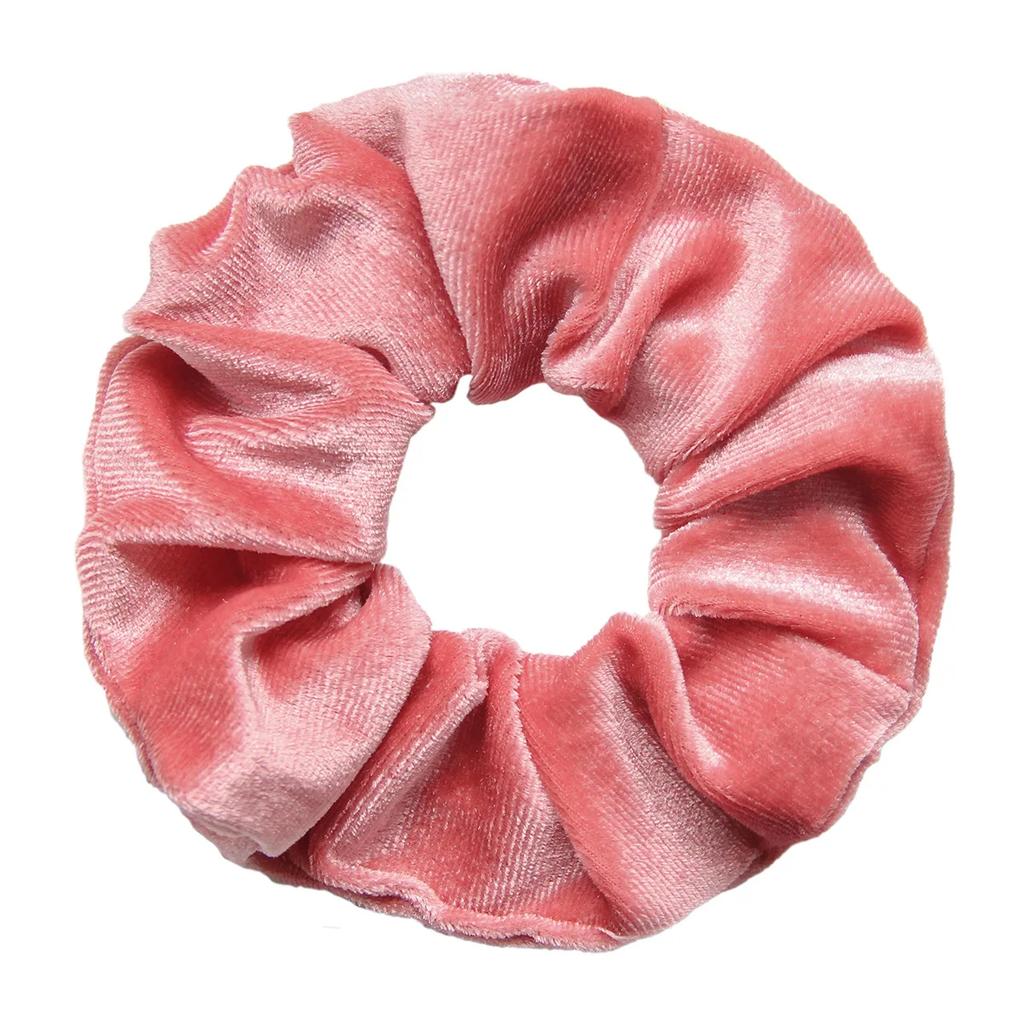 45 Colors Large Vintage Velvet Scrunchies Girls Elastic Hair Bands Ponytail Holder Ties Rubber Bands Fashion Women Accessories