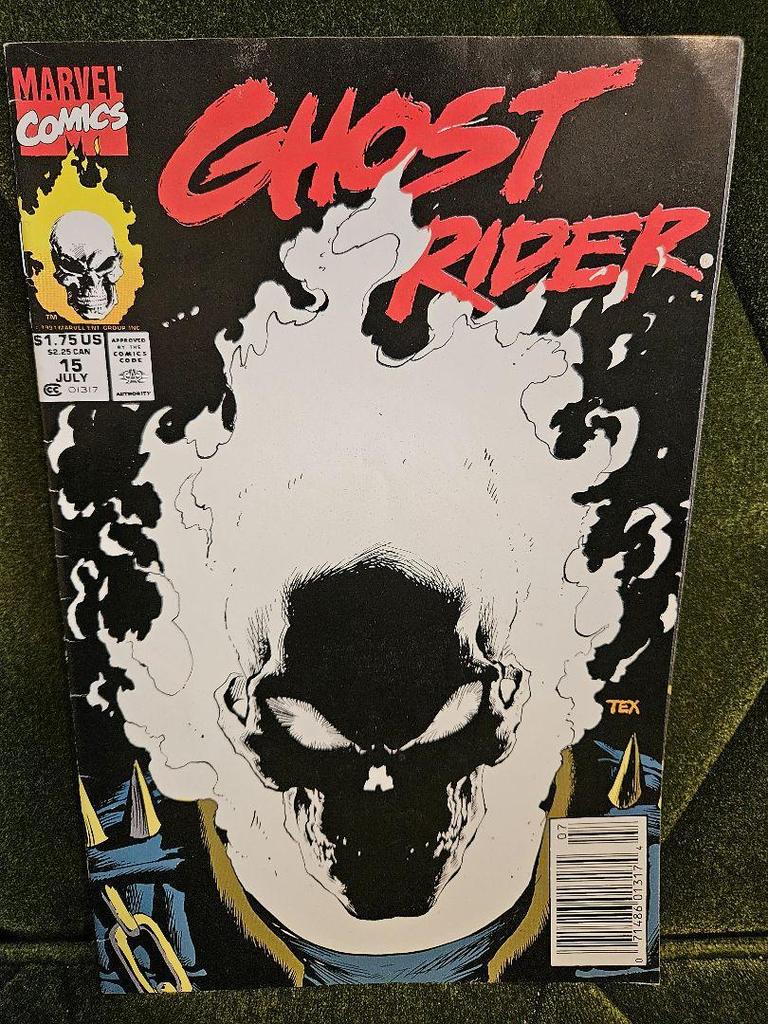 [USED] Ghost Rider American Comic Leaf Set of 8