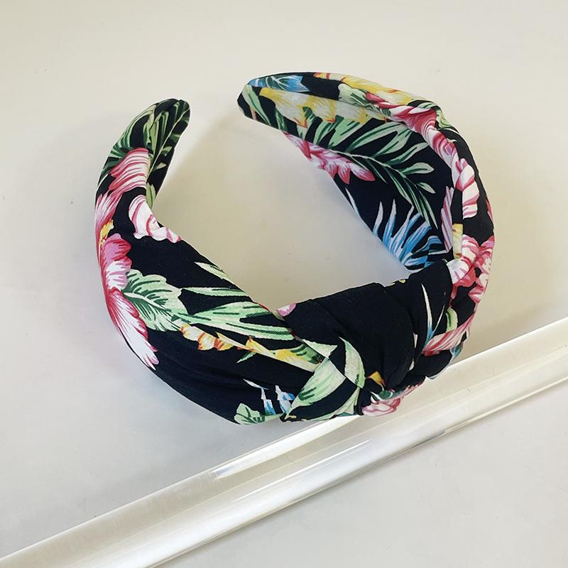 Bohemian Cotton Flower Knot Hairband Headband Adult Hair Accessories Hair Jewley