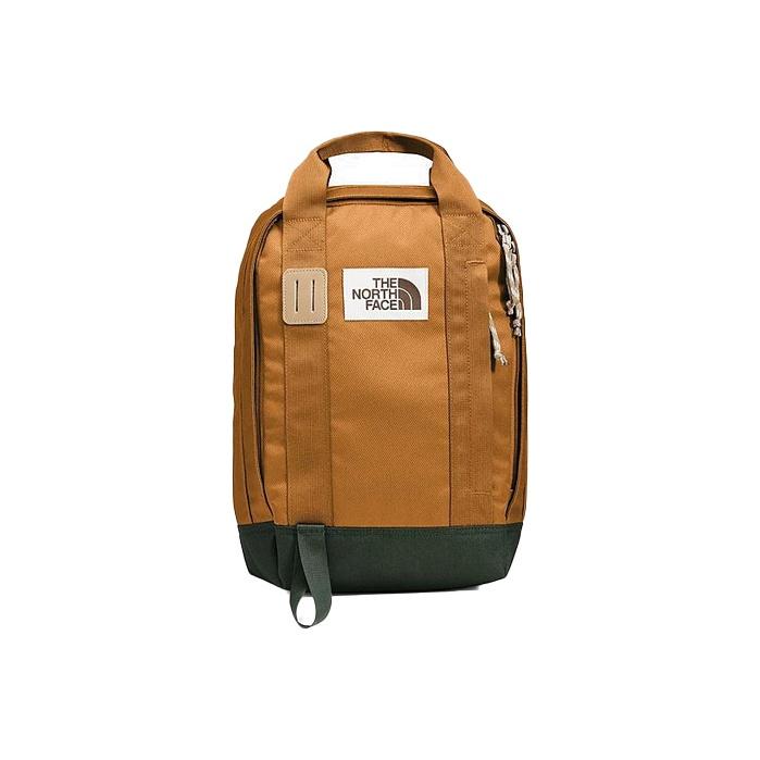 The North Face 10L Square Color Block Backpack Unisex Backpack Brown NF0A3KYY-YYK Tan Multicolor