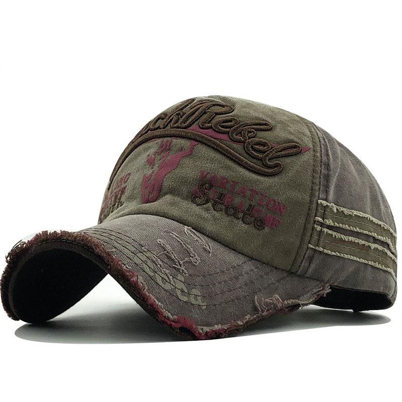 Popular old broken edge baseball cap washed full hat edged sun hat men's and women's new baseball caps