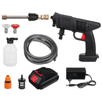 Pistola de água para lavagem de carro, 300W, 24V, sem fio, de lítio, portátil, para casa, alta pressão, recarregável, máquina de lavar carro, ferramentas
