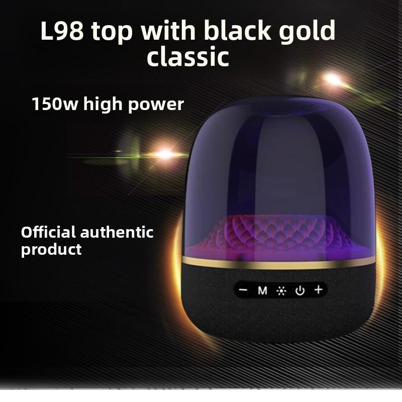 Altoparlante top Luminous LP90 98 150W alta potenza domestico da scrivania in vetro audio Bluetooth altoparlante Bluetooth