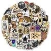 10 30 50Pcs Vintage Gothic Apothecary Stickers Halloween Cool Decals Decoration Diy Phone Skateboard Laptop Graffiti Decals Toy