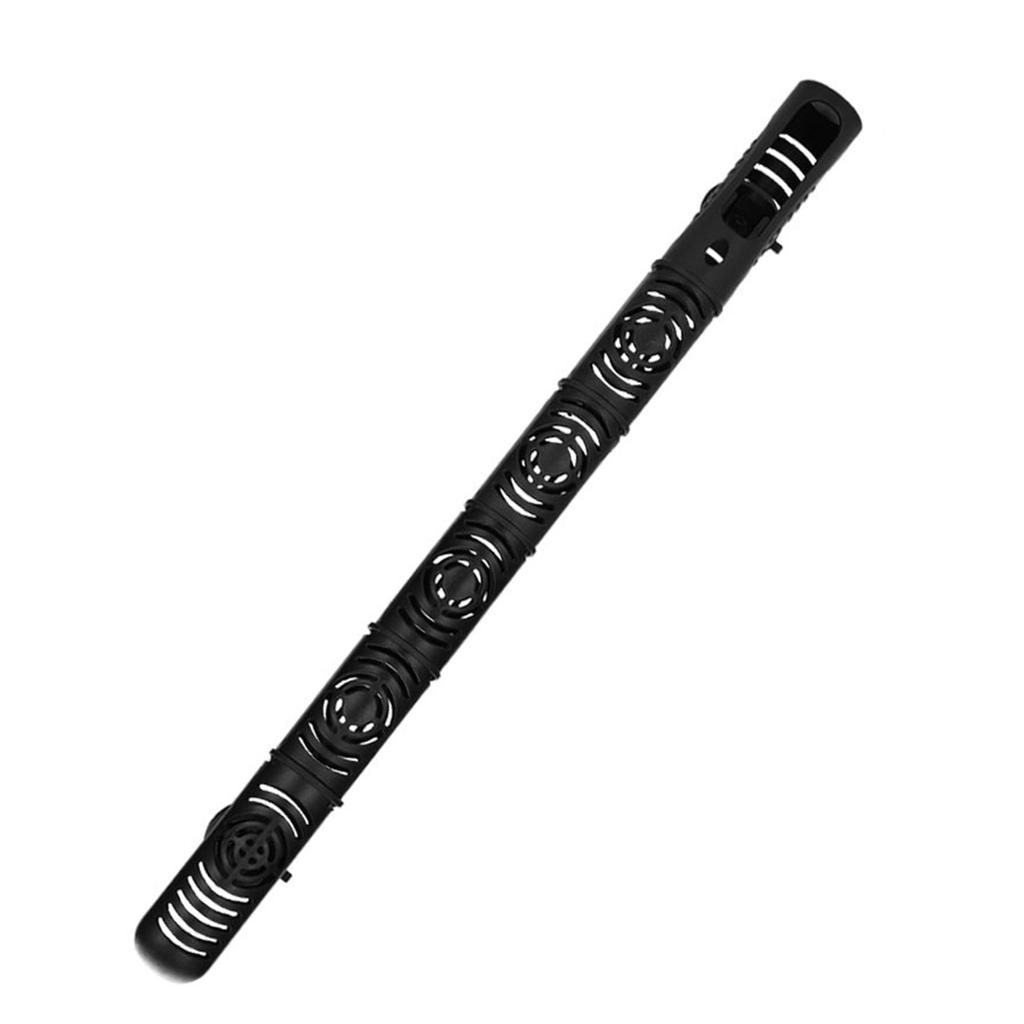 Aquarium Heater Protectors Heating Rod Sleeve Guard Black Plastic Protective Cover with Suction Cups for Fish Tanks