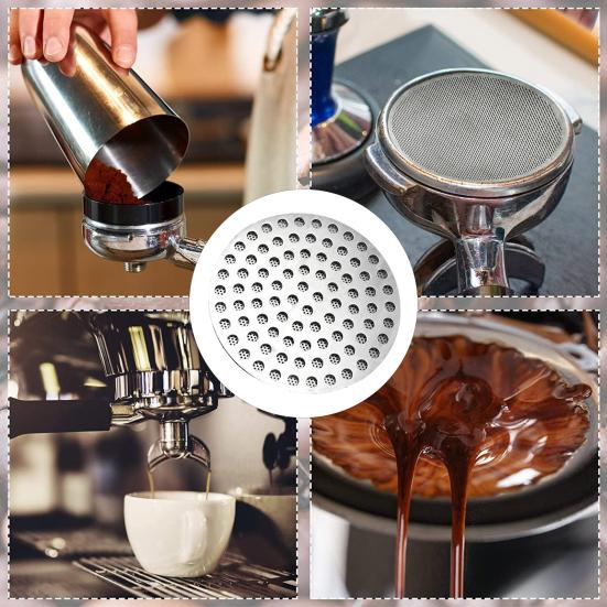 

Практичный двухслойный фильтр для кофе, легкий, хорошая производительность фильтрации, экран для шайбы для эспрессо, принадлежности для кафе, фильтр для шайб