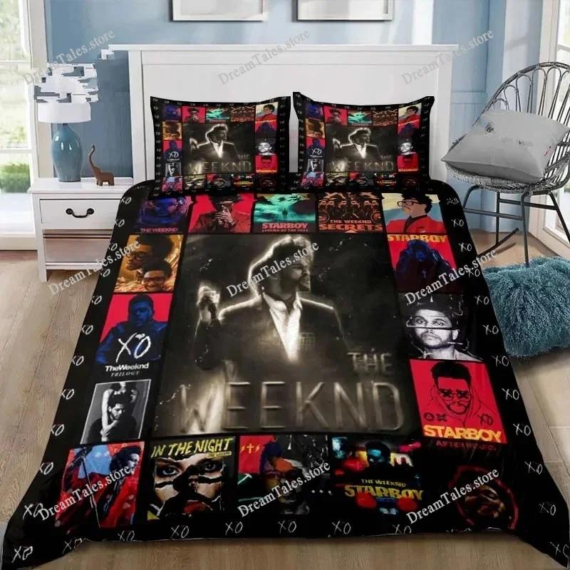 Singer XO The Weeknd Bedding Sets Exquisite Bed Supplies Set Duvet Cover Bed Comforter Set Bedding Set Children Birthday Gift369