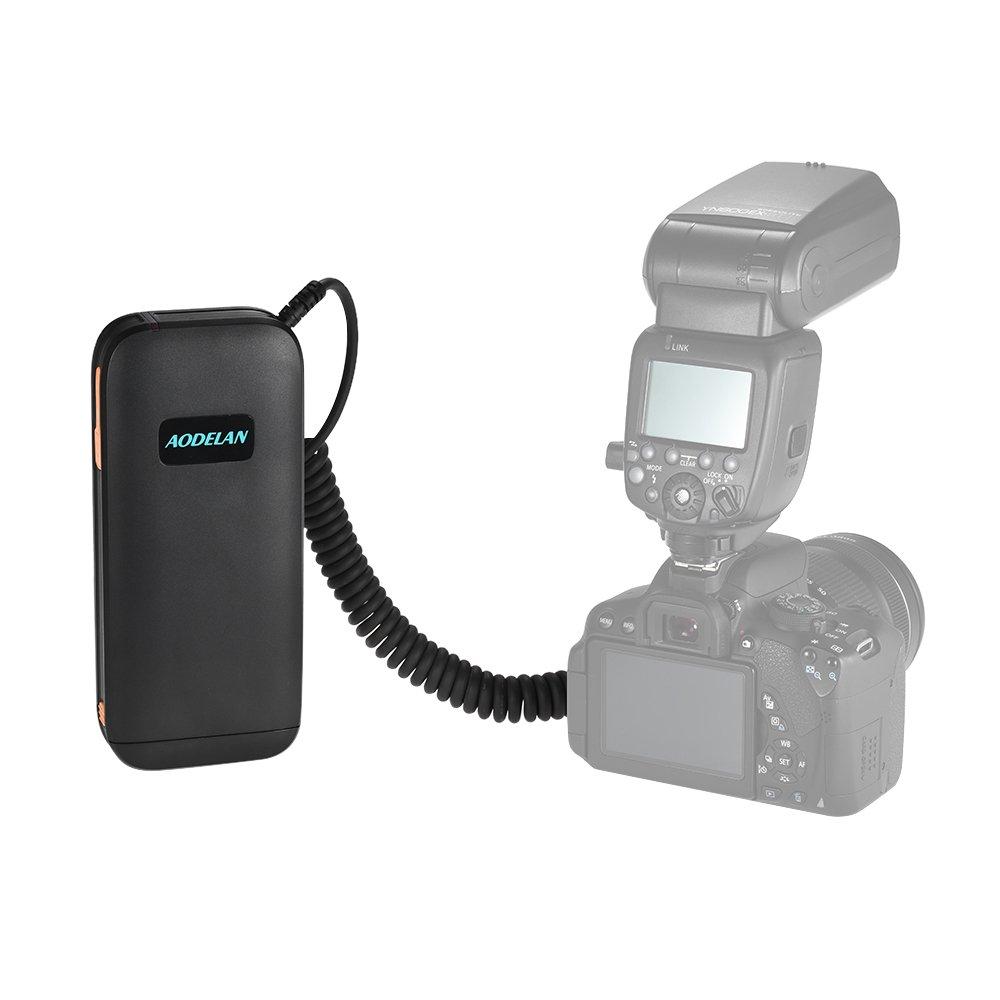 AODELAN External Flash Pack Power Bank for Nikon Replacement for Nikon 12 AA Batteries for Nikon SB-5000, SB-900, SB-910 SD-9,