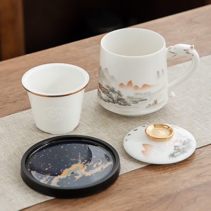 Nanshan Ceramic Tea Infuser Mug
