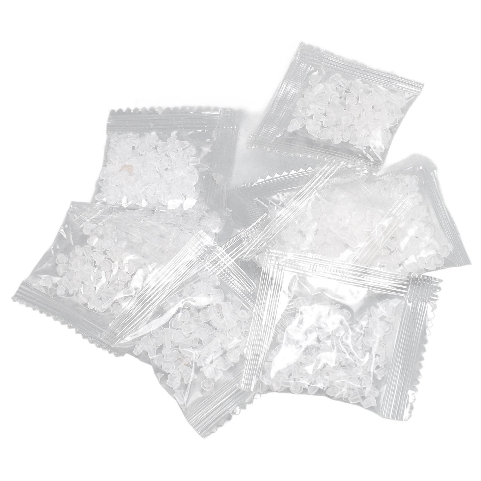 

5000 шт. Силиконовые заглушки для серег Многоцелевые DIY Мягкие 5x4 мм Прозрачные Заглушки для серег Замена для