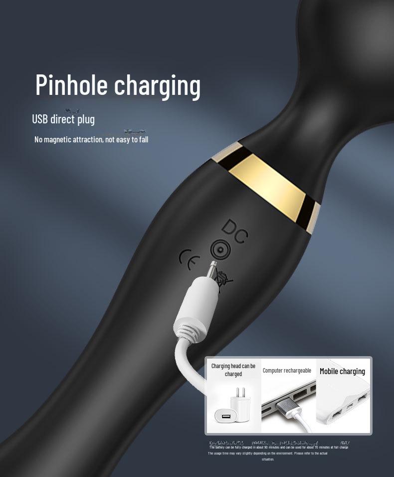 Dual-Head Vibrating Thrusting AV Massager pro ženy