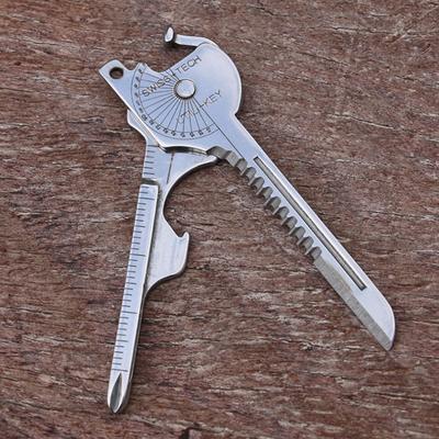 Vrecková kľúčenka Multitool Keys Tvar Krúžkový otvárač Escape Príslušenstvo k vonkajšiemu náradiu