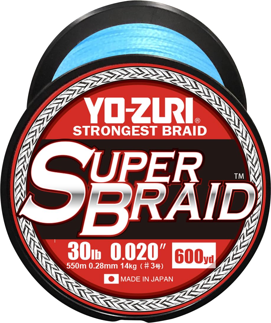 

PE Line Super Braid 600YDS 30Lbs Blue YO-ZURI Color синий