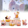 Adorable 6 Piece Lina Bell Cute Fox Pvc Figurine Set For Car Decor And Collectibles