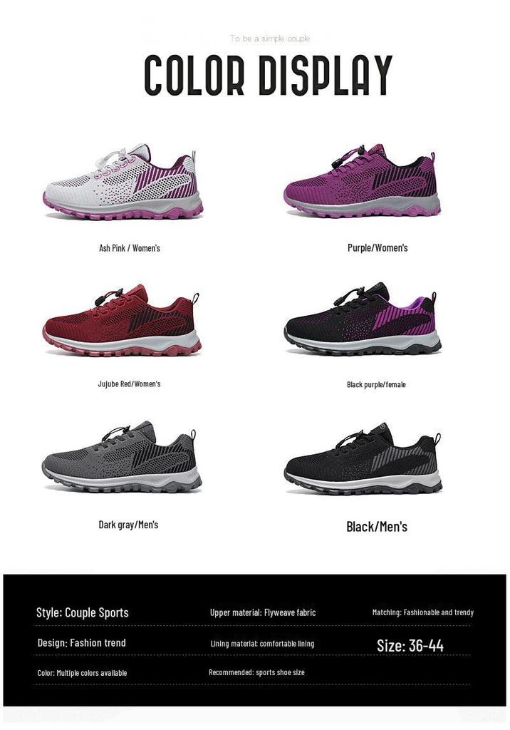 Men's Comfort Walking Shoes for Travel - Soft Sole & Elderly-Friendly Gift, Couples Sports Sneakers