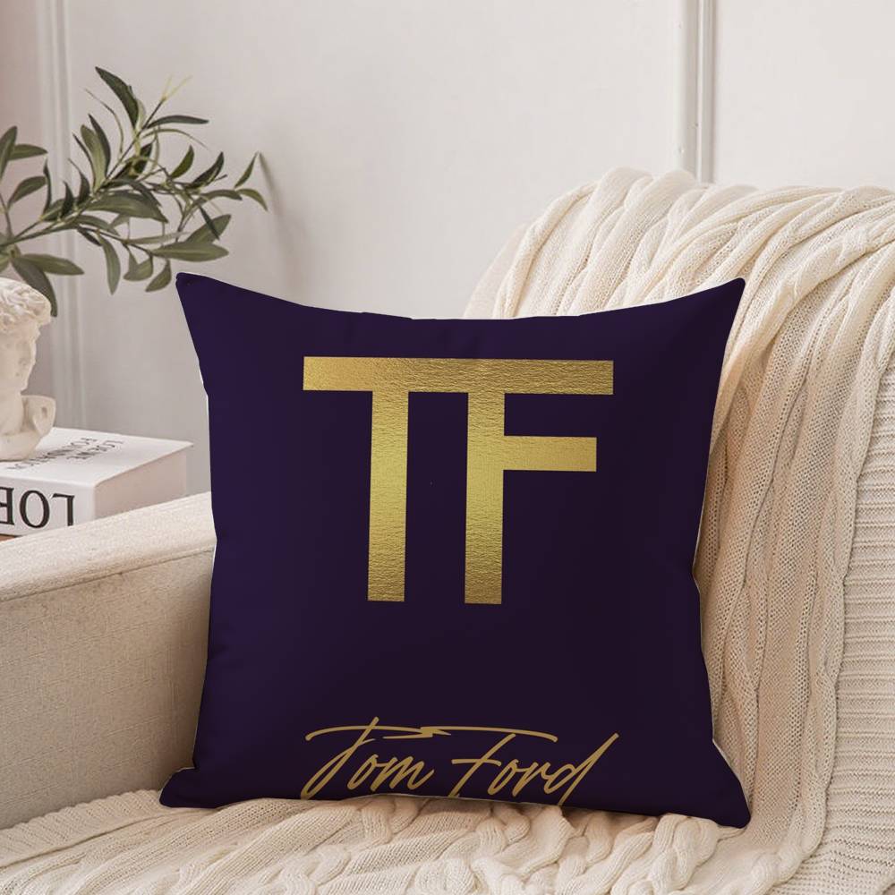 Luxus T-Tom F-Ford Kissenbezug Heimdeko Überwurf für Sofa Bett Auto Zimmerdeko Geschenkidee