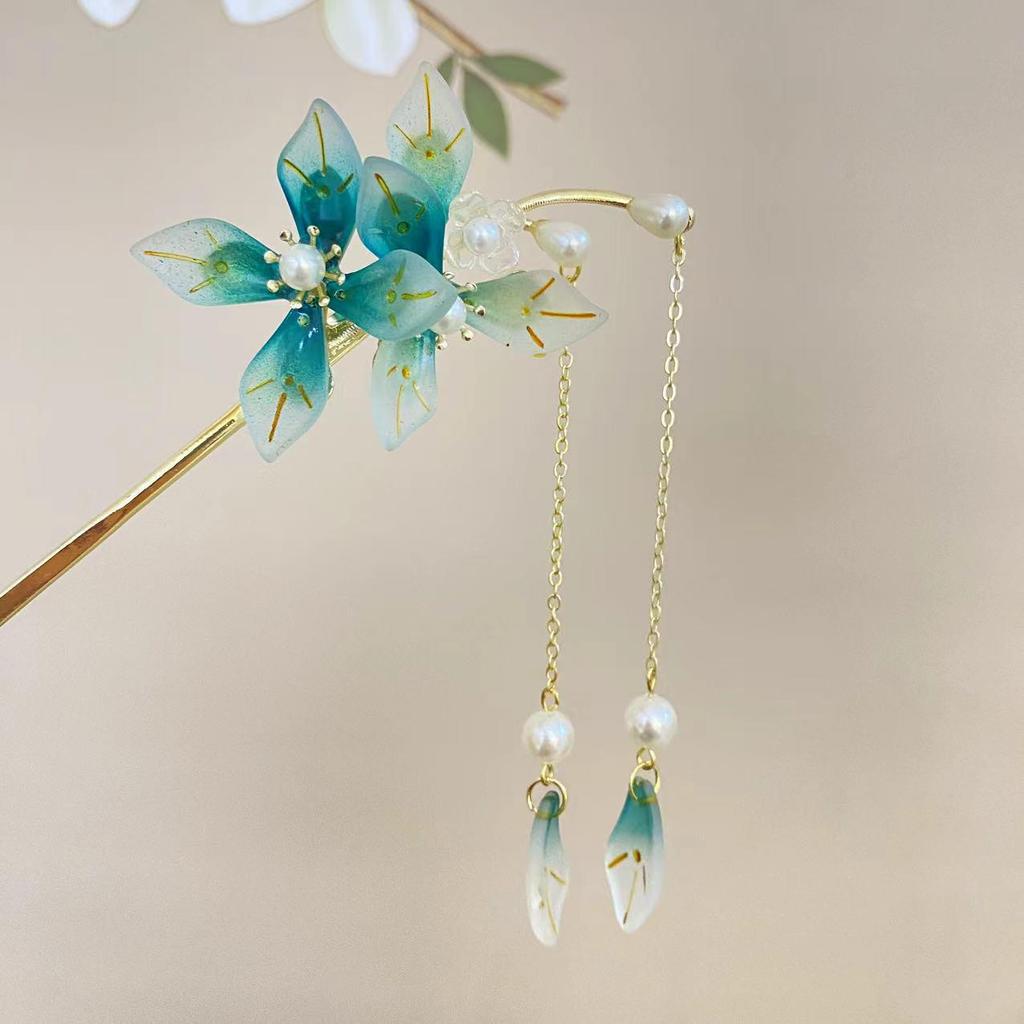 2023 New Ancient Style Tassel Hairpin - Chic Chinese Step Shake Hanfu & Cheongsam Accessory