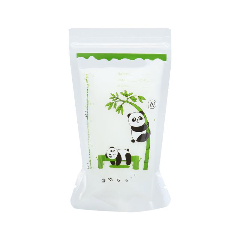 150ml Stand-Up Breast Milk Storage Bags, Disposable, Large Capacity, Fresh-Keeping, English Version.