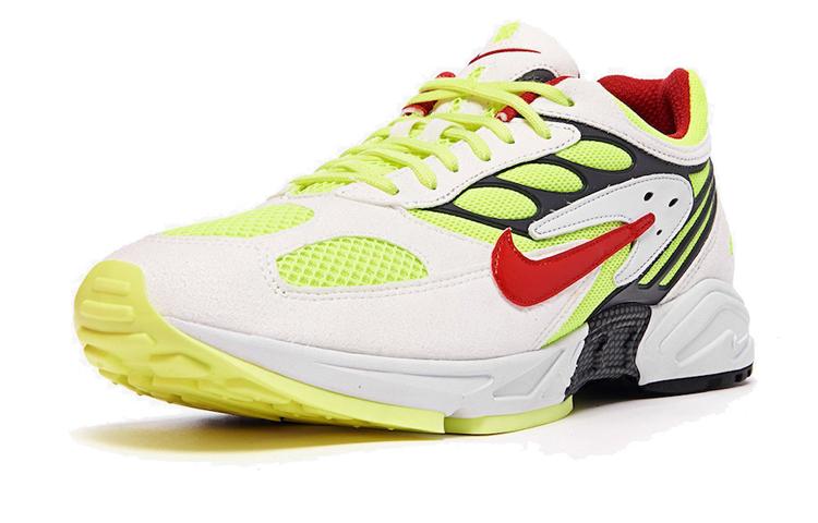 Nike Air Ghost Racer Weiß Atomrot Neongelb AT5410-100