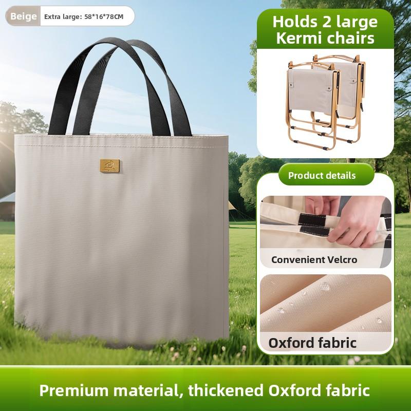 Kemite Outdoor Folding Chair Storage Bag Oxford Cloth Thickened Portable Handbag Large Capacity Camping Travel Organizer