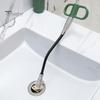 Sink Drain Cleaner Flexible Grabber Claw Pick Up Tool, Hair Removal Ergonomic Metal Spring Kitchen Unblocker Grip Claw, Unclogging Tool for Sewer Pipe