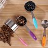 Stainless Steel Measuring Cups and Spoons Set Nesting Metal Measuring Set with Silicone Handles for Dry and Liquid Ingredients