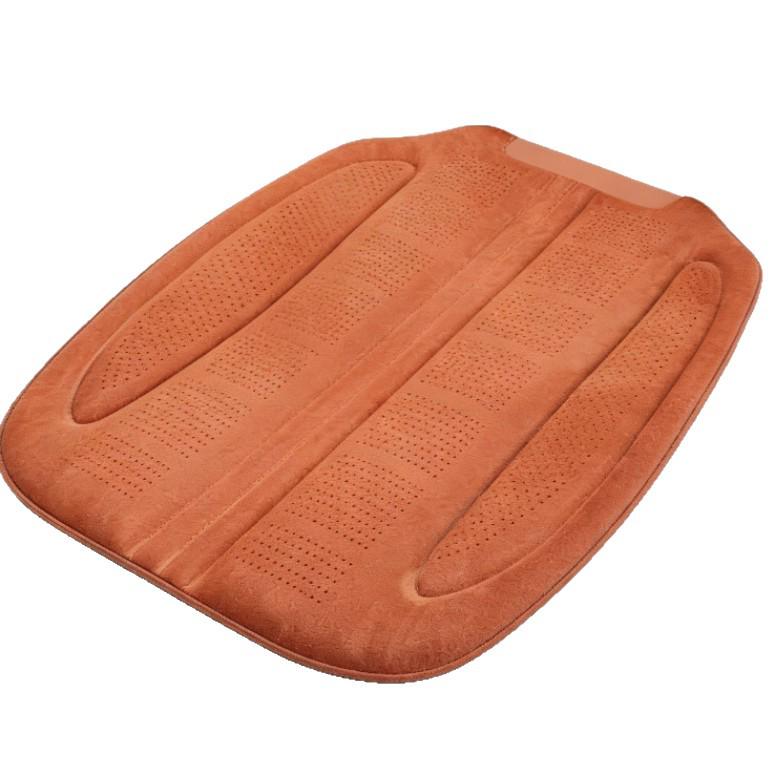Universal Breathable Lambskin Suede Car Seat Cushion for All Seasons