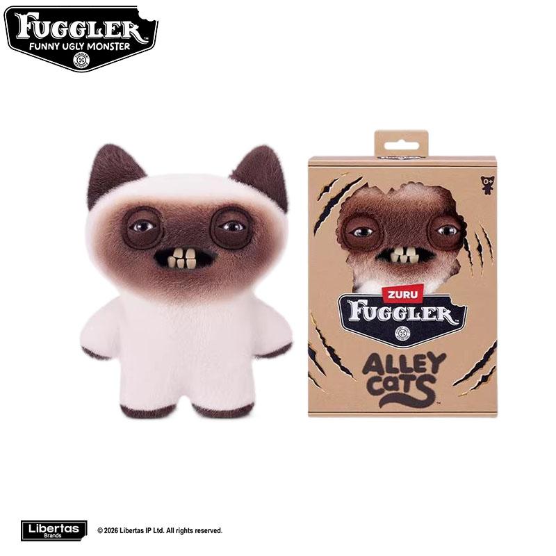 Funny Ugly Monster Plush Toys Fugglers Alley Cats Teeth Monsters Stuffed Peluche Dolls