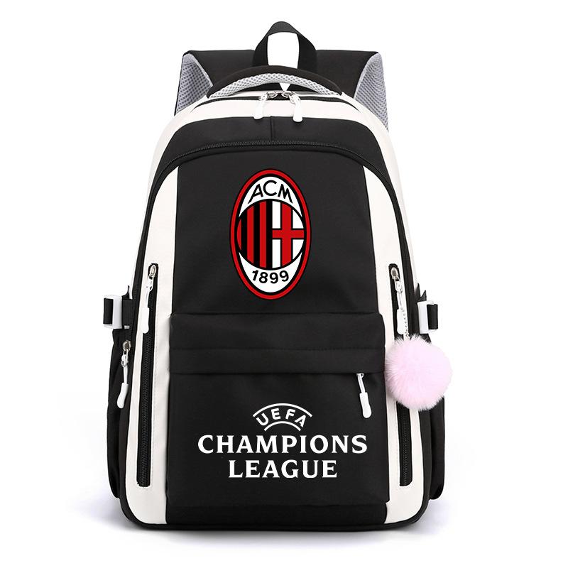 3 Piece School Backpack Set for Students Large Capacity Oxford Cloth Schoolbag with Shoulder Strap and Pencil Case