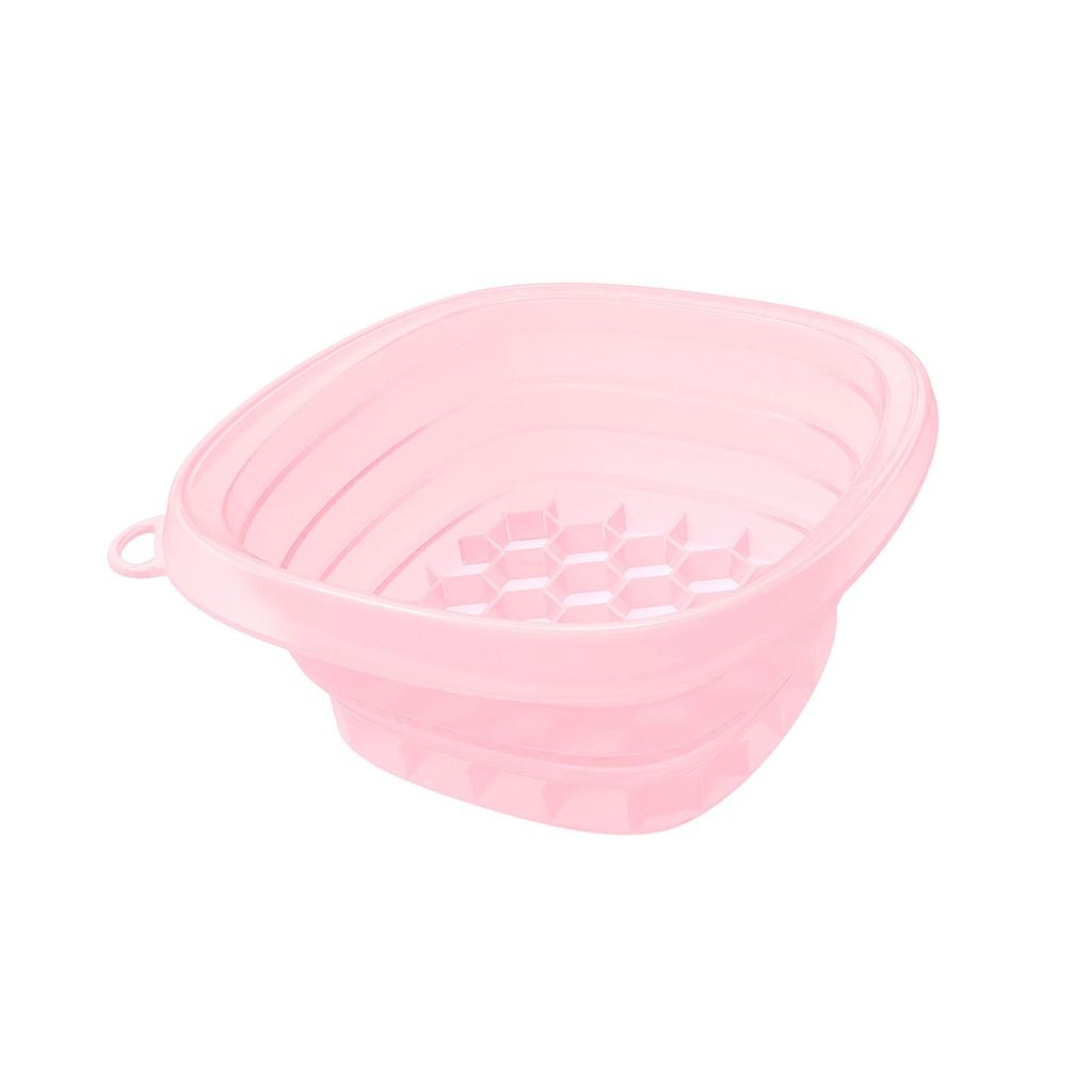 Foldable Ice Bath Facial Basin With Soft Silicones Design Builts-In Ice Tray Face Bowl For Cooling Relief Travel Use