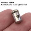10/30/50Pcs Motorcycle Brake Clutch Choke Cable Repair Kart Bike Mower Parts Throttle Cable Nipple Screw Metal Stopper