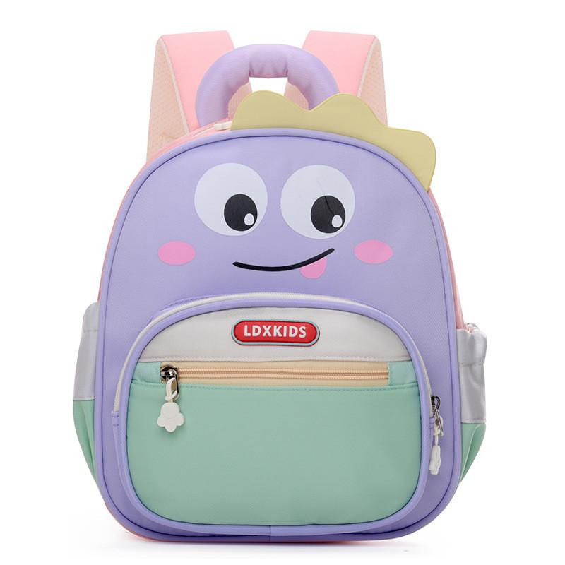 Childrens Cute Backpack Cartoon Design Unisex Student School Bag Waterproof Kids