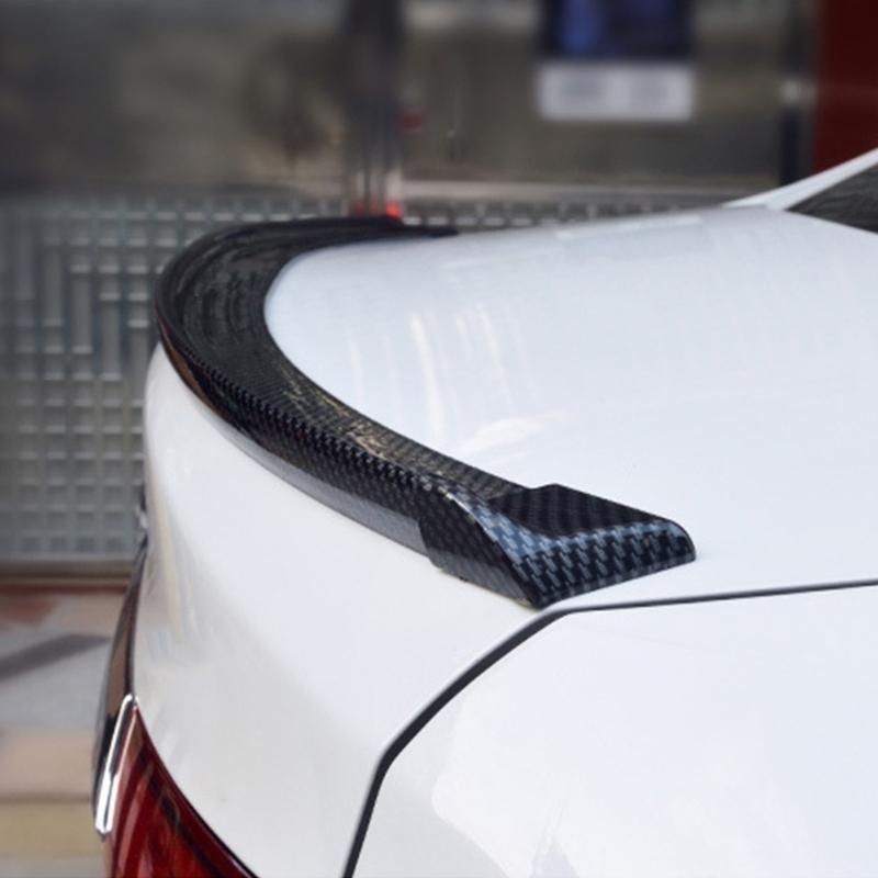 Car Body Styling Carbon Fiber Trim Set With Aerodynamic Spoiler Rubber Sealing Fit Door Window Trunk Edge Protection ABS Material Weatherproof Design