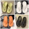 Sandal Soft Sole Non-slip Flip Flops Resilience Thickened EVA Slippers Stylish Solid Color Outdoor Flip Flops Vacation Travel