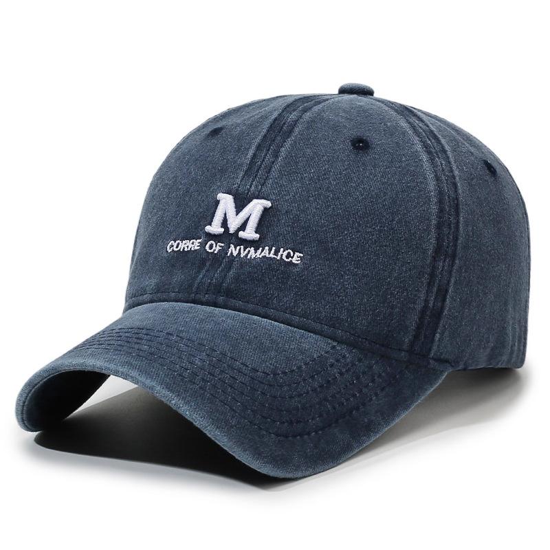 Letter Embroidery Baseball Cap Unisex Outdoor Sunshade Cap
