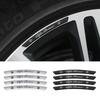 4pcs 3D Aluminum Car Wheel Rim Stickers Emblem Decoration Decal For Giulia 159 Giulietta Mito 147 Stelvio Accessories