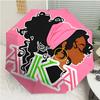 AKA logo2 Print Automatic Umbrella, 8 Rib Iron Frame, Plastic Handle, Suitable for Outdoor Travel &Daily , Ideal Gift