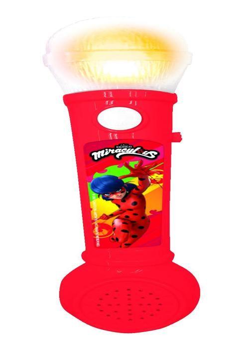 Microphone lumineux avec mélodies et effets sonores miraculous