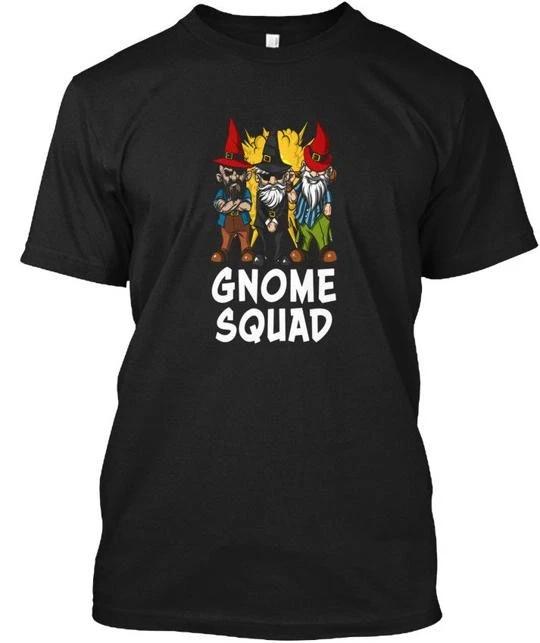 

Gnome Squad Funny Cartoon Garden Dwarves T shirt Made in the USA Size S to 5XL 2XL